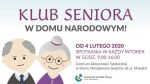 Klub Seniora w Domu Narodowym!